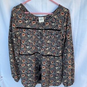 KNOX ROSE PHEASANT BLOUSE SIZE S